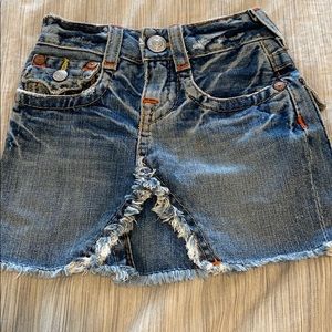 True Religion denim skirt